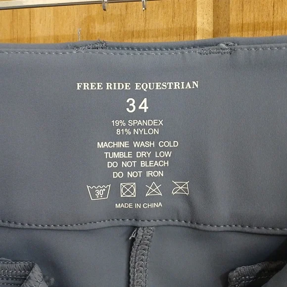 Free Ride Equestrian Riding Breeches - 34 - Picture 8 of 8